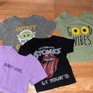 T-shirts for one year old girls